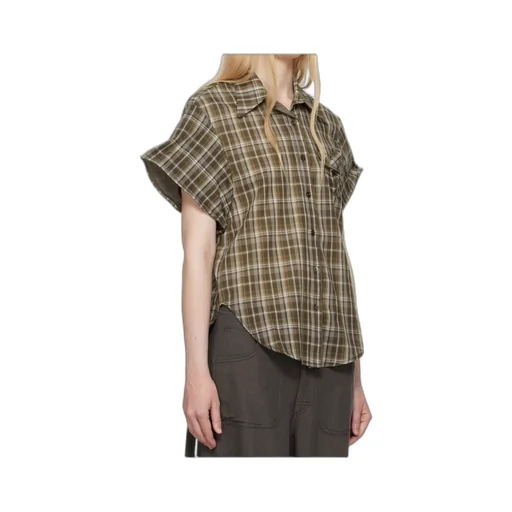 Wire Cuff Check Shirt