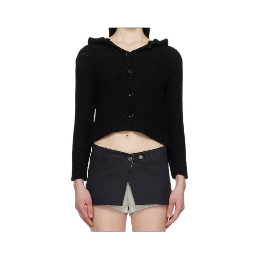 Hooded Thick Cardigan