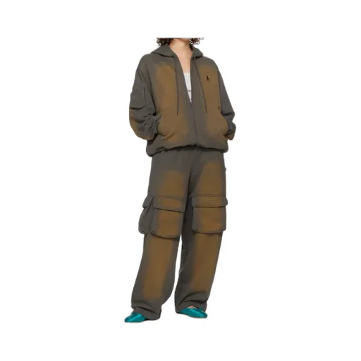 Washed Pocket Baggy Sweatpants
