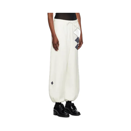 Argyle Wide Track Pants