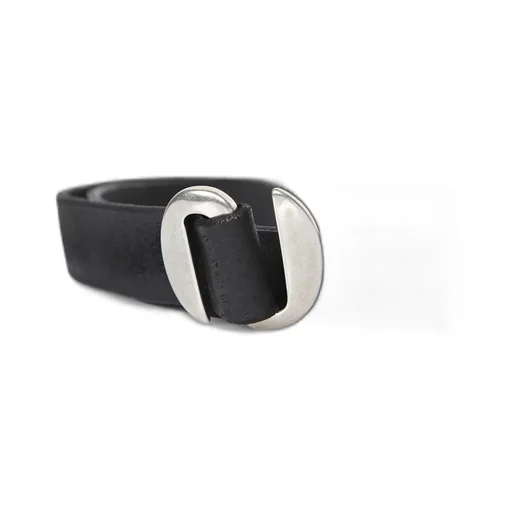 Suede Metal Buckle Belt