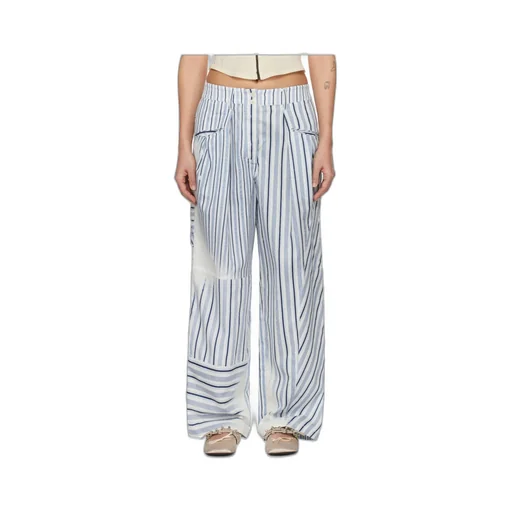 Paneled Pajama Pants