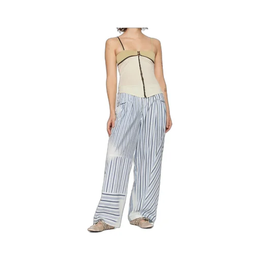 Paneled Pajama Pants