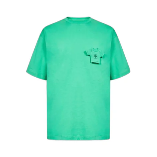 Miniature Boxlogo-Patch Cotton T-Shirt