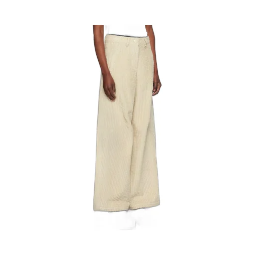 Corduroy Wide-Leg Casual Pants