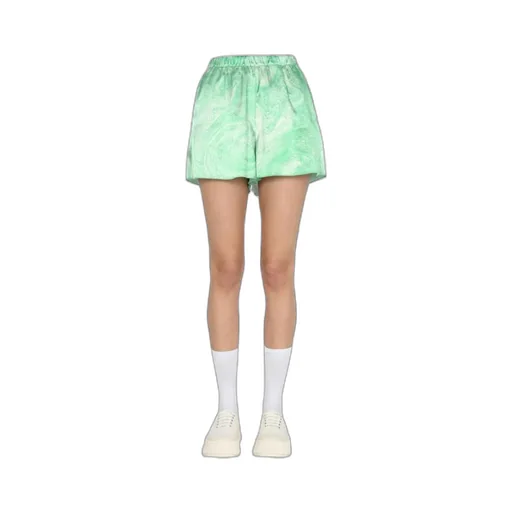 Marbled Print Elasticated Shorts
