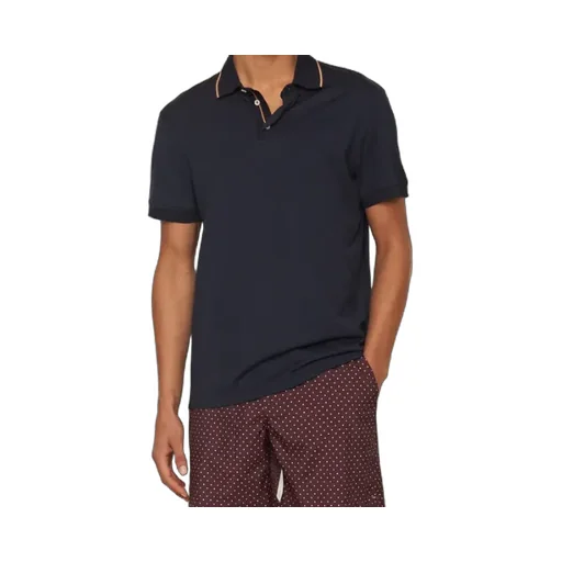 Tipped Collar Polo Shirt
