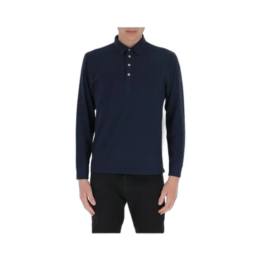 Long-Sleeved Polo Shirt