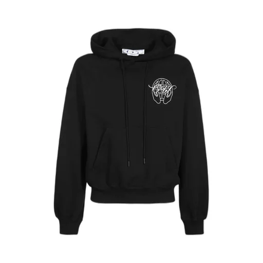 Logo Printed Drawstring Hoodie