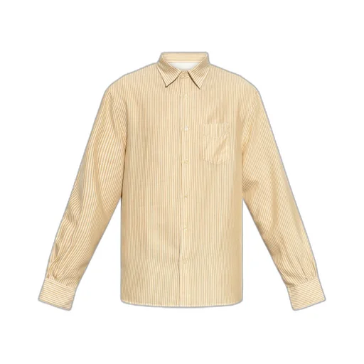 Striped Button-Down Shirt