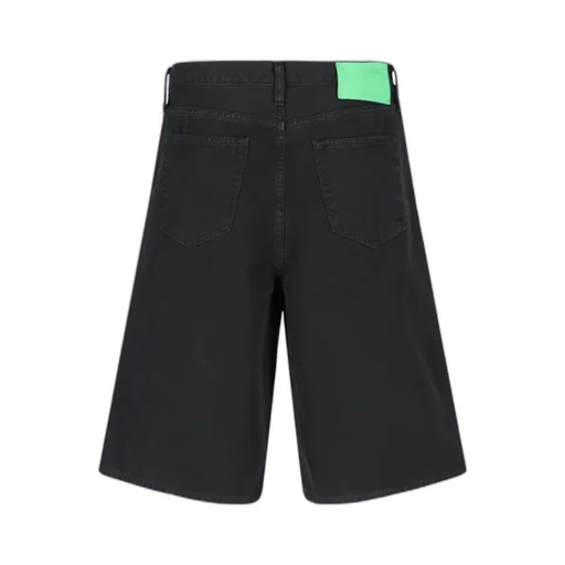 Logo Embroidered Button Detailed Shorts