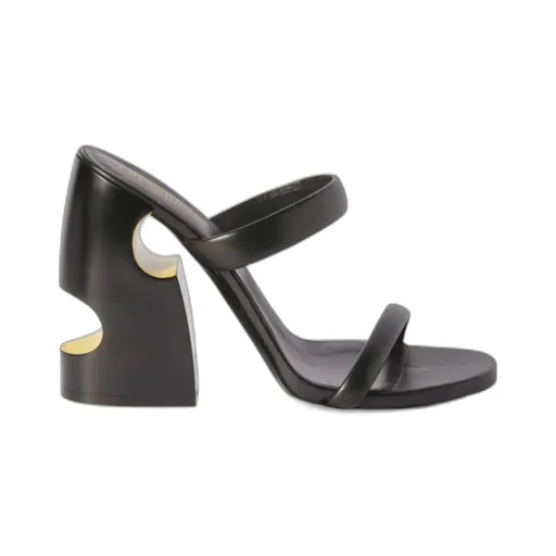 Meteor Cut-Out Open Toe Mules