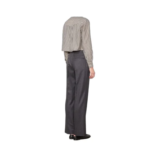 High-Waisted Casual Pants
