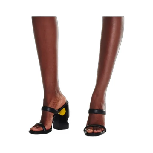 Meteor Cut-Out Open Toe Mules