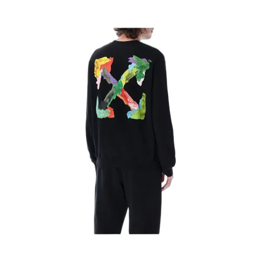Brush Arrow Crew-Neck Sweatshirt