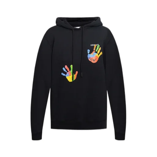 Graphic-Print Logo-Embroidered Hoodie
