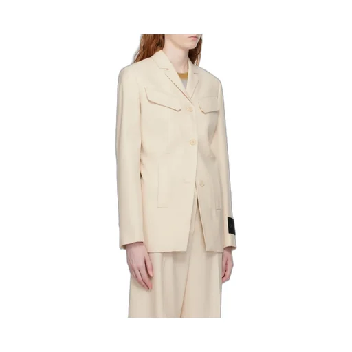 Single-Breasted Wool Blazer