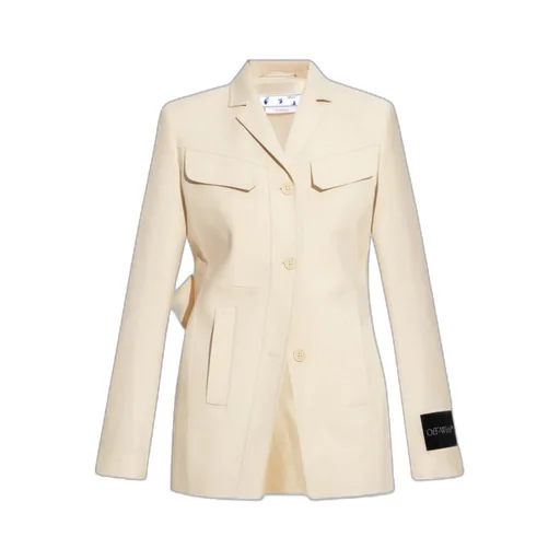 Single-Breasted Wool Blazer