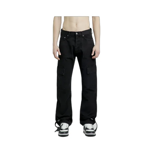 Logo Patch Cargo Trousers