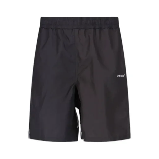 Diag Surfer Logo Printed Swim Shorts