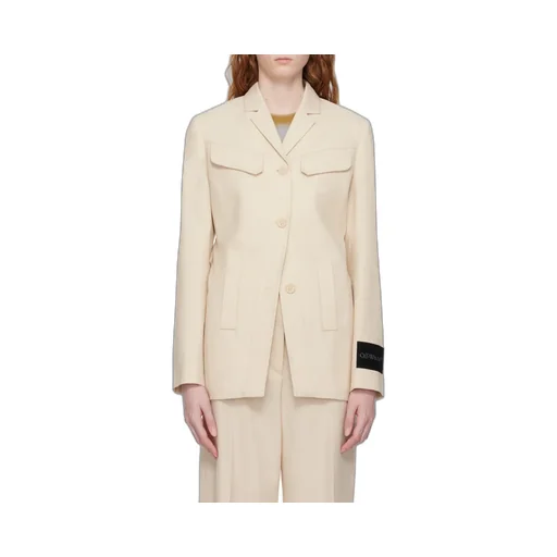 Single-Breasted Wool Blazer