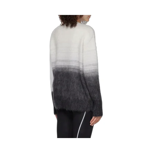 Logo-Print Gradient Jumper