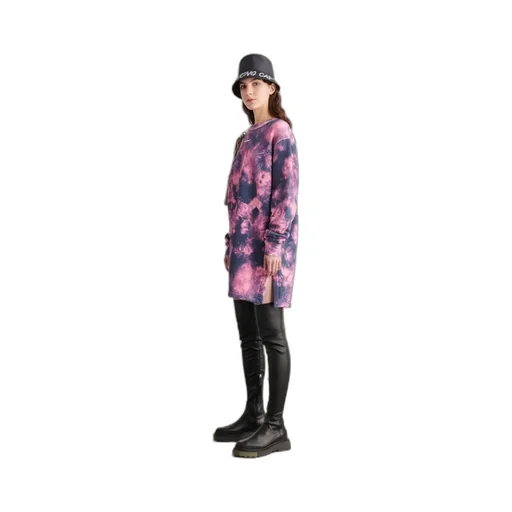 Arrows Tie-Dye Long-Sleeved Sweatshirt Dress