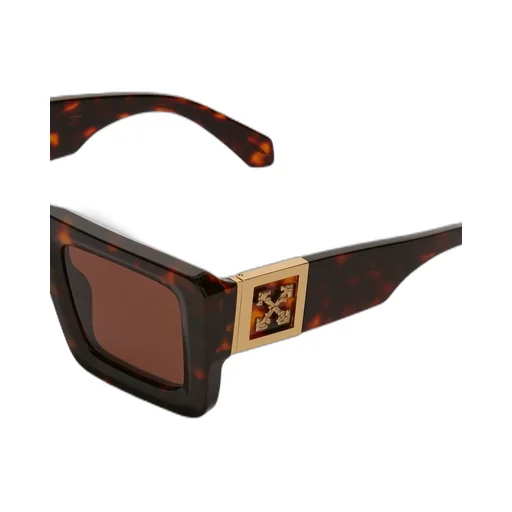 Arrows-Motif Tinted Sunglasses