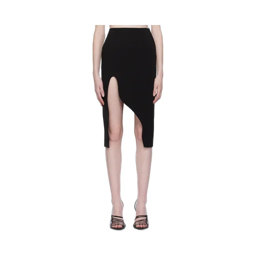 Asymmetric Midi Skirt