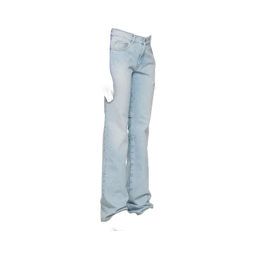 Bleach Baby Low-Rise Flared Jeans