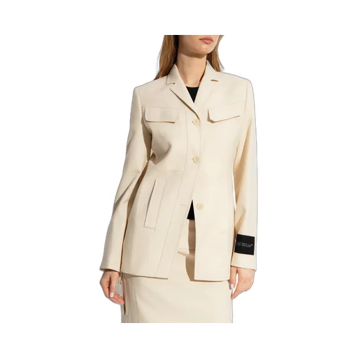 Single-Breasted Wool Blazer