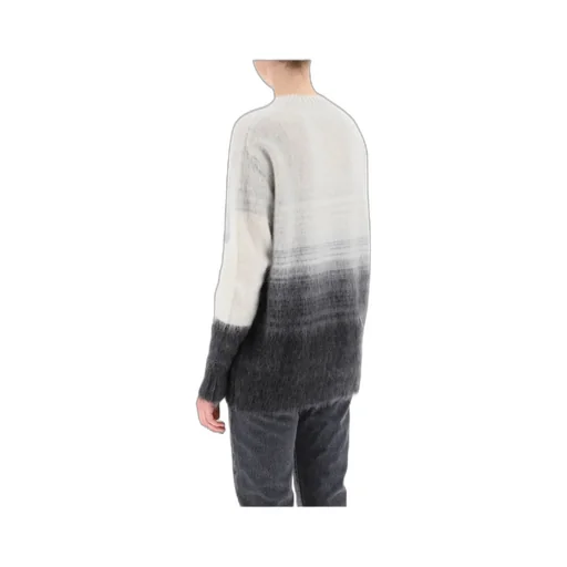 Logo-Print Gradient Jumper