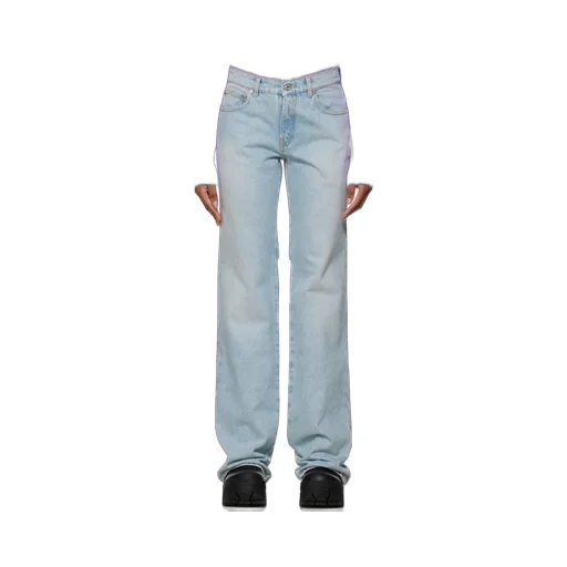 Bleach Baby Low-Rise Flared Jeans