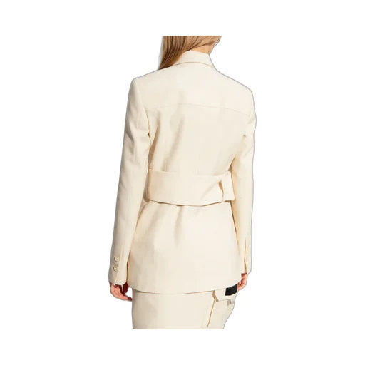 Single-Breasted Wool Blazer