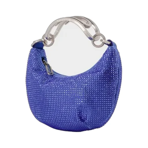 Embellished Logo Detailed Clutch Bag