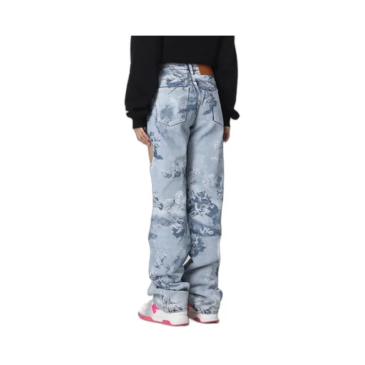 Cut-Out Detail Denim Jeans