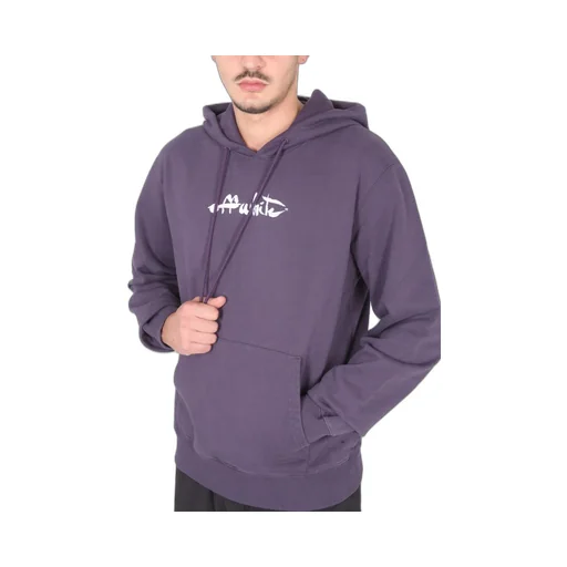 Arrows-Motif Drawstring Hoodie