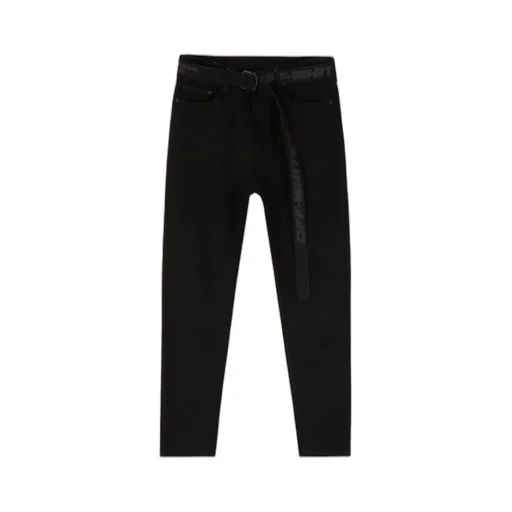 Belted Straight-Leg Trousers
