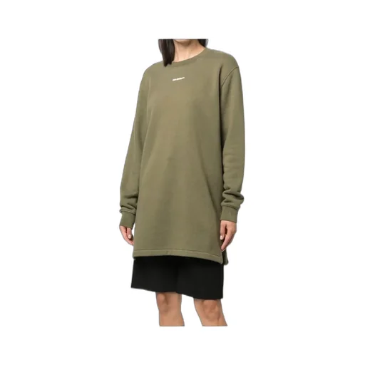 Floral Arrows Crew-Neck Sweatshirt Dress