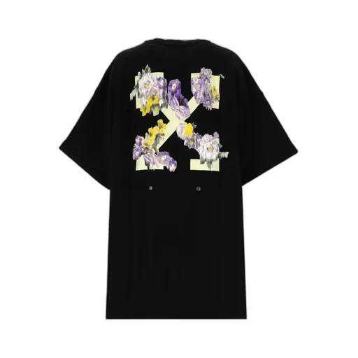 Painted Arrows Motif T-Shirt Dress