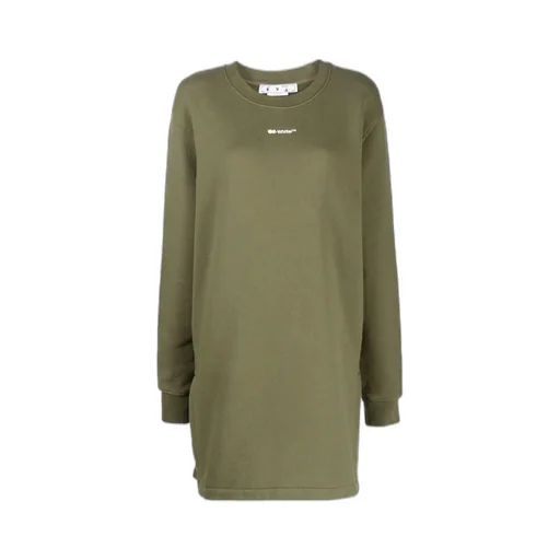 Floral Arrows Crew-Neck Sweatshirt Dress