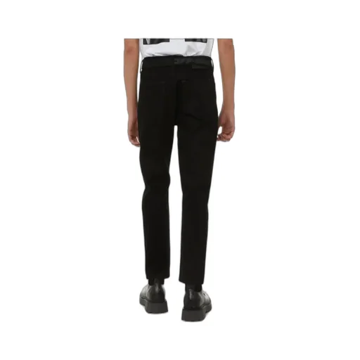 Belted Straight-Leg Trousers