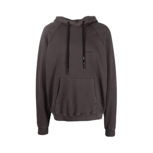 Diag Stripe Cotton Hoodie