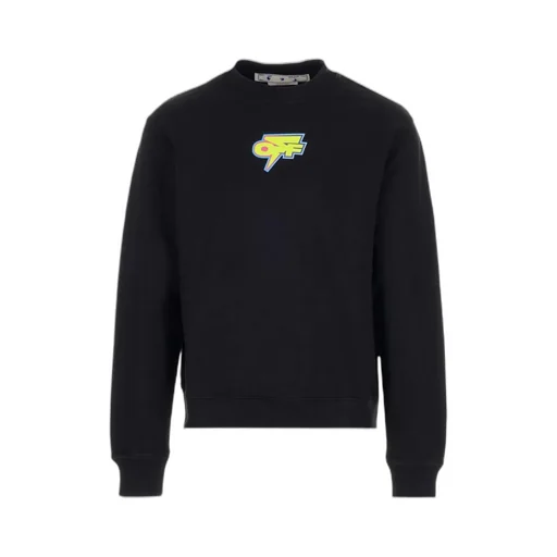 Arrows-Print Cotton Sweatshirt