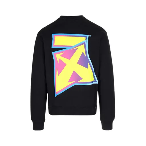 Arrows-Print Cotton Sweatshirt