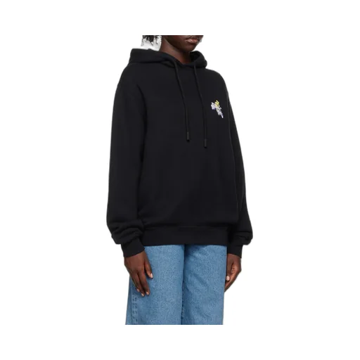 Floral Arrows-Print Hoodie