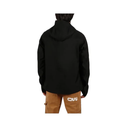 Logo Printed Hooded Jacket