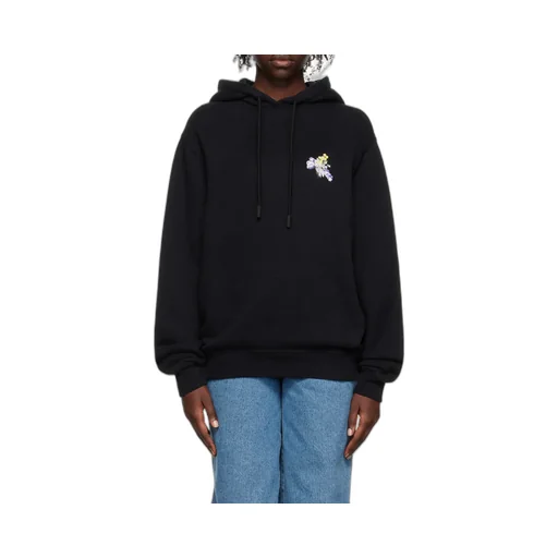 Floral Arrows-Print Hoodie