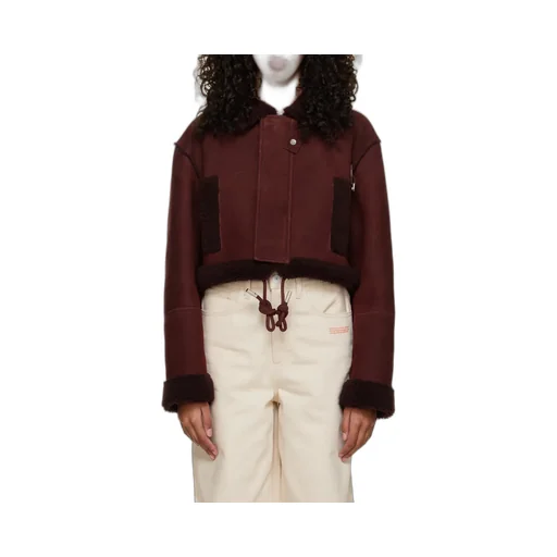 Long-Sleeved Cropped Jacket
