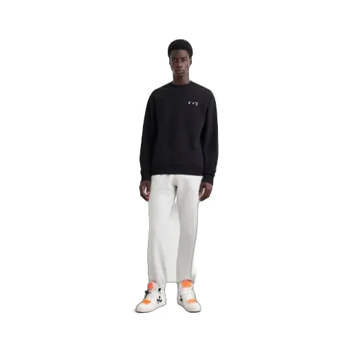 Hands Off-Print Crew-Neck Sweatshirt